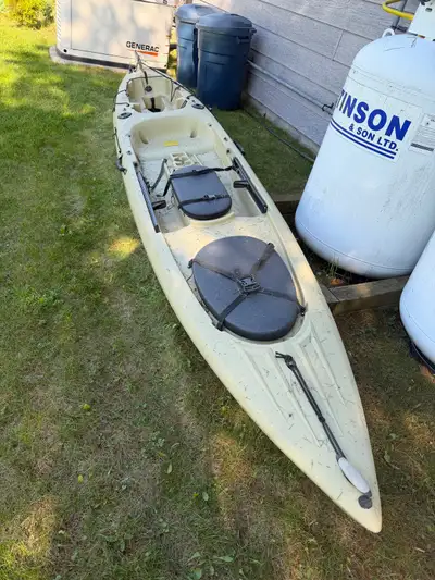 14’ fishing kayak. No motor. Good condition.