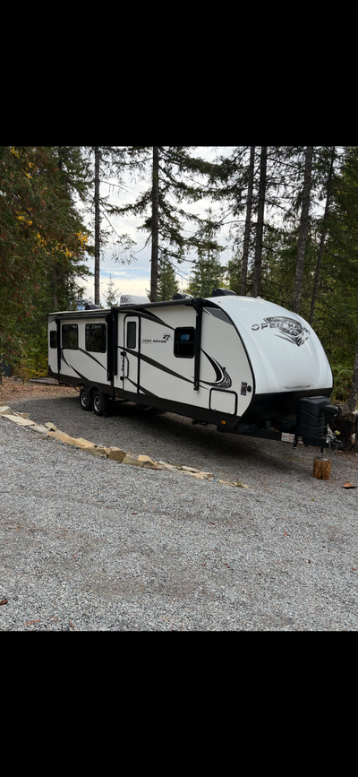 PRICED TO SELL" 2021 OPEN RANGE 2910 RL, FREE STORAGE NEXT 7 MONTHS. WINTERIZED, Only towed once to...