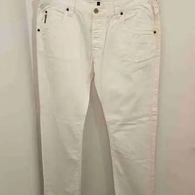 A J Armani vintage authentic Jeans white in size 34X32, View more