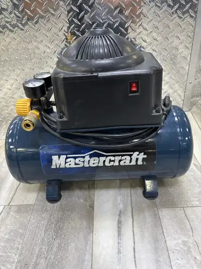 Mastercraft 058-8744-6 3 gallon compressor, View more