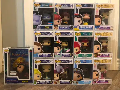 Selling various Disney related Funko Pops from as low as $10. All figures are in great shape. Any no...