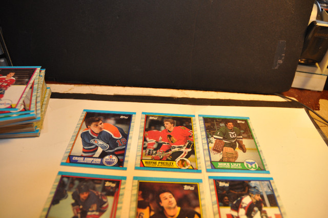 1989-90 topps Hockey lot of 96 cards rookie linden mclean nhl + dans Art et objets de collection  à Victoriaville - Image 4