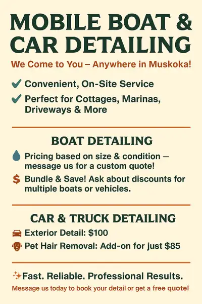 Boat and Car Detailing, View more