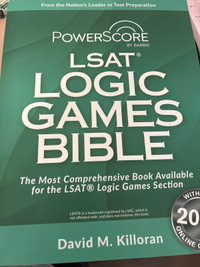 2023 LSAT logic games powerscore bible+workbook
