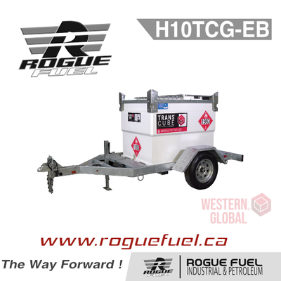 Western Global TRANSCUBE Mobile Refueler Tank & Highway Trailer Kit - H10TCG-EB At Rogue Fuel, we ai...