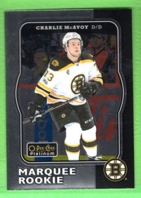 2017-18 O-Pee-Chee Platinum Retro #R-100 Charlie McAvoy RECRUE