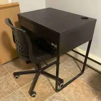 IKEA desk and chair