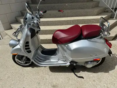 Iconic Vespa GTV 300 scooter, amazing condition, always garaged! Only driven 2,645 km. 300cc. Rarely...
