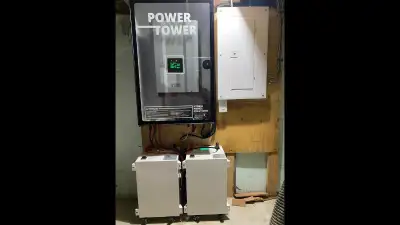 Maintenance Free Off Grid Solar & Battery Home kit, View more