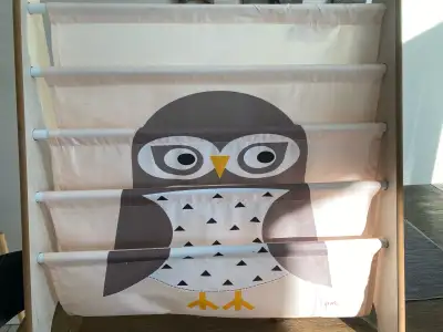 3 sprouts book case shelf rack owl , View more