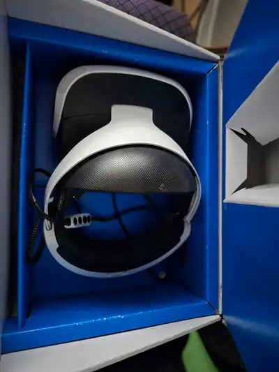 Barely used PS 4 VR Bundle for sale. My step-son hasn't used it in 2 years now that he has a meta qu...