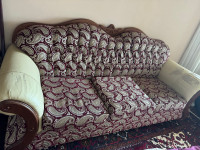 Sofa, love seats and 8 chairs with dining tables 