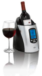 The Sharper Image KP-W400 Single Wine Chiller, Black in Refrigerators in Thunder Bay