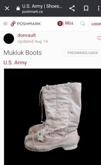 Mukluk winter boot size 12