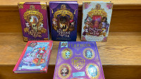 5 Ever After High books (4 hardcover & 1 softcover yearbook)