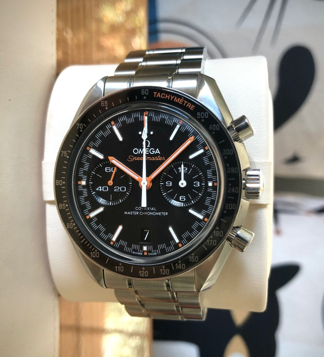 Like new Omega Speedmaster 44.5mm Coaxial watch in Jewellery & Watches in Prince Albert
