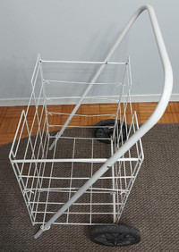 FOLDING WIRE SHOPPING CART