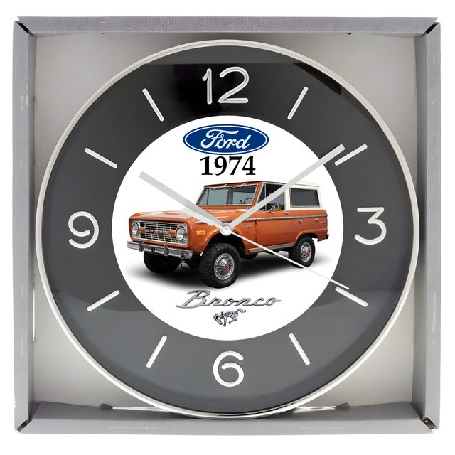 1974 Ford Bronco (Burnt Orange) Custom Wall Clock - Brand New in Home Décor & Accents in Hamilton - Image 2