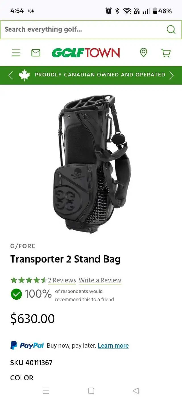 Gfore Transporter 2 golf bag502205652539156485