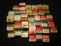 Vintage NOS audio + radio vacuum tubes from dad's collection