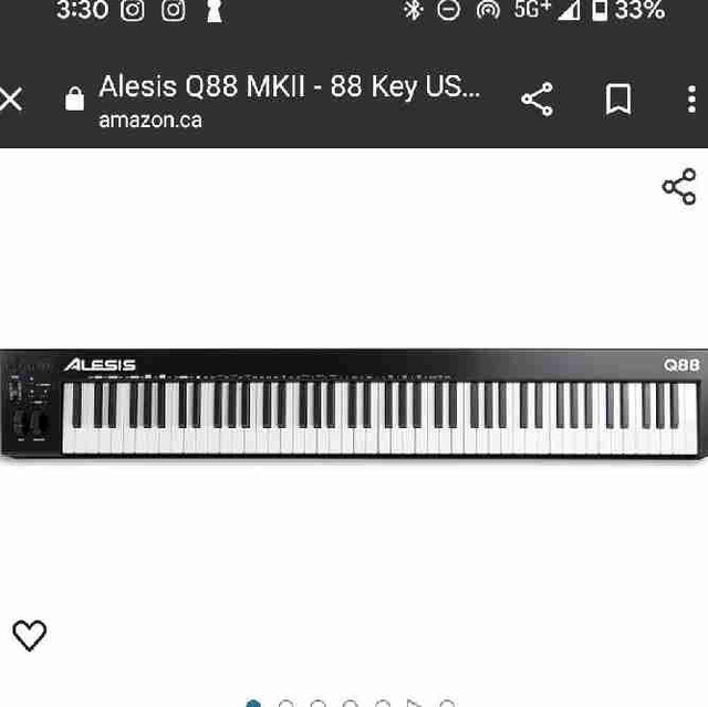 Alessi Q88 midi controller  dans Pianos et claviers  à Ville de Montréal