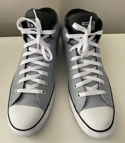 Converse Light blue gray sneakers shoes size 12 men's unisex, View more
