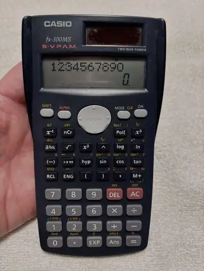 Casio fx-300MS Scientific Calculator (Two-Way Power), View more