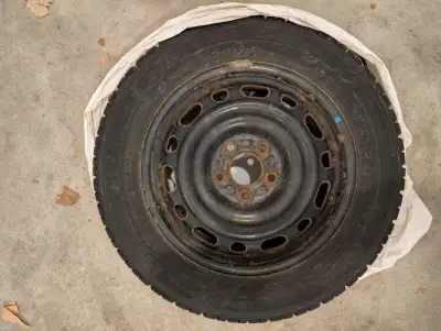Set of 4 winter tires on steel rims, originally from a Mazda 3. Selling as I no longer have the car....