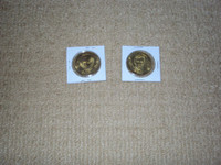 2 OLYMPIC WINTER GAMES COINS, 1998 MCDONALDS, PRIMEAU, BLAKE
