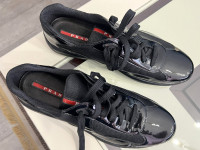 Prada Leather Americas Cup Original Sneakers Men's Size 12W!