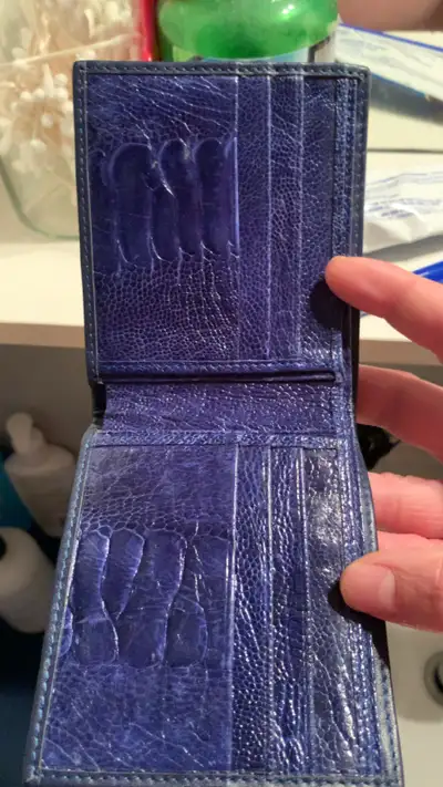 Authentic Ostrich Wallet, View more