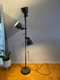 IKEA floor lamp with 3 adjustable spotlights 