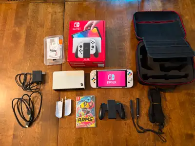 Switch OLED + ARMS and Extras, View more