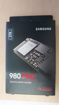 Samsung 980 PRO, 2TB, Internal, M.2 2280 (MZ-V8P2TOB/AM) Solid S