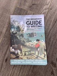 English Textbook: Broadview Guide to Writing: seventh edition