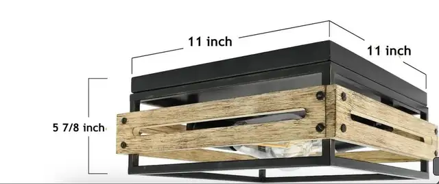 Farmhouse Ceiling Light in Indoor Lighting & Fans in Kitchener / Waterloo - Image 4