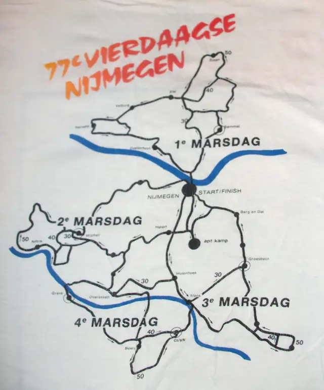 77th Annual 4 Day Marches, Nijmegan Holland 1993 T-Shirts. in Men's in Victoria - Image 11