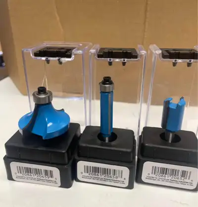 3 piece Carbide Router set. New never used, View more