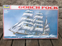 Vintage 1986 Revell Plastic Ship Model Kit Groch Fock 1/150 