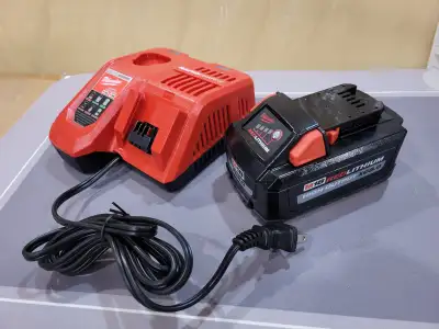 NEW Milwaukee 18V M18 Lithium Ion XC 8.0 Battery & Charger, View more