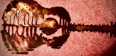 Metal Guitar Wall Art, View more