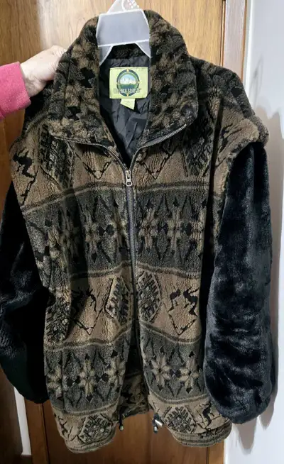 Faux fur jacket, View more