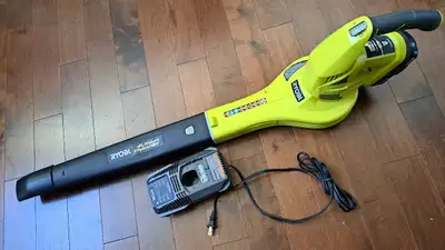 RYOBI 18V ONE+ Hybrid Blower Cordless w/Battery & Charger reduce, View more