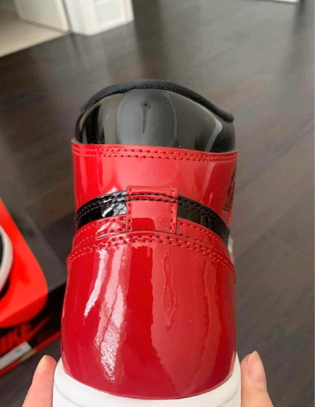 Jordan 1 Bred Patent  in Men's Shoes in Mississauga / Peel Region - Image 2