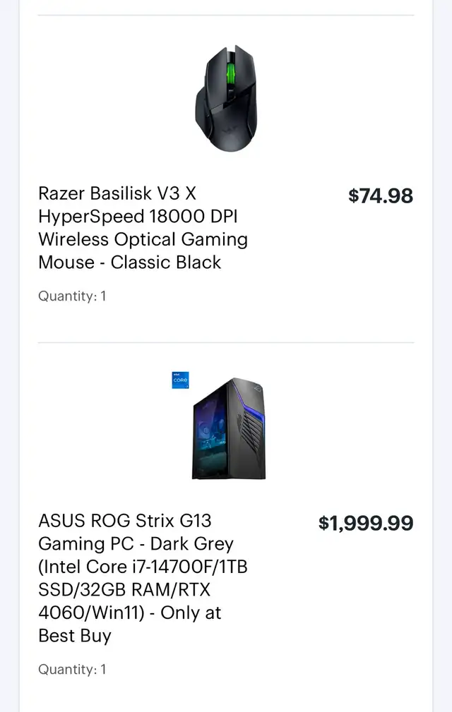 Gaming PC ASUS ROG Strix G13 + Elegant Gamer Bundle! in Desktop Computers in Mississauga / Peel Region - Image 2