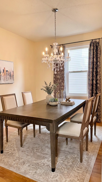 Dining Table + 4 Chairs | Solid Wood | Like New | Ottawa, View more