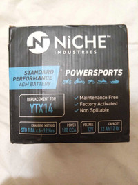 Niche Industry power sports 12v replacement YTX14 $79