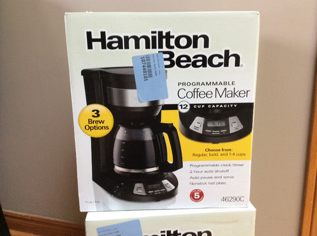 BrandNew Programmable COFFEE Maker HAMILTON BEACH 3BREW Options in Coffee Makers in Markham / York Region