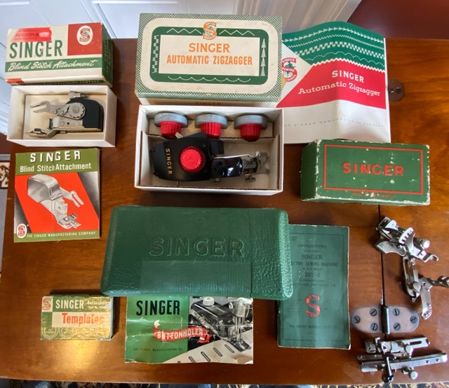 RARE CENTENNIAL EDITION Vintage Electric Singer Sewing Machine Arts