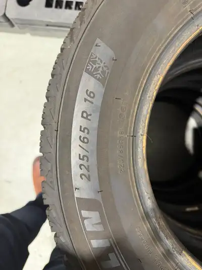 Set of 4 used Michelin X-Ice winter tires. Size: 225/65 R17 Even tread wear, no issues, reliable per...
